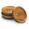 Ball Reusable Mason Jar Lids, Acacia Wood Storage Lids with Silicone Gaskets for an Airtight Seal, Regular Mouth, One Pack of 3